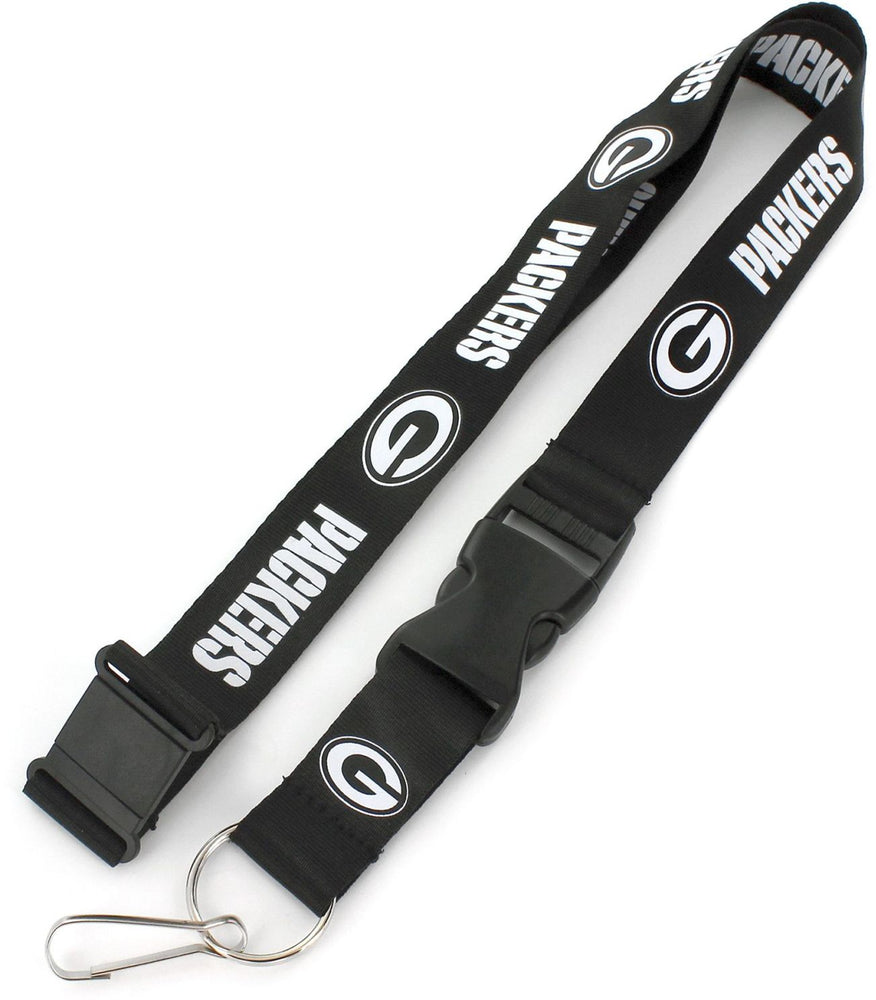 WHOLESALE GREEN BAY PACKERS (BLACK & WHITE) TEAM LANYARD