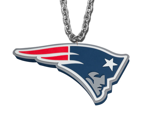 WHOLESALE NEW ENGLAND PATRIOTS (SILVER) SUPER FAN CHAIN