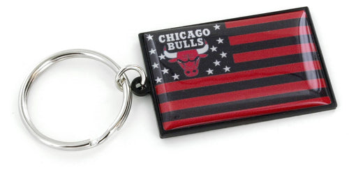 CHICAGO BULLS AMERICANA FLAG KEYCHAIN