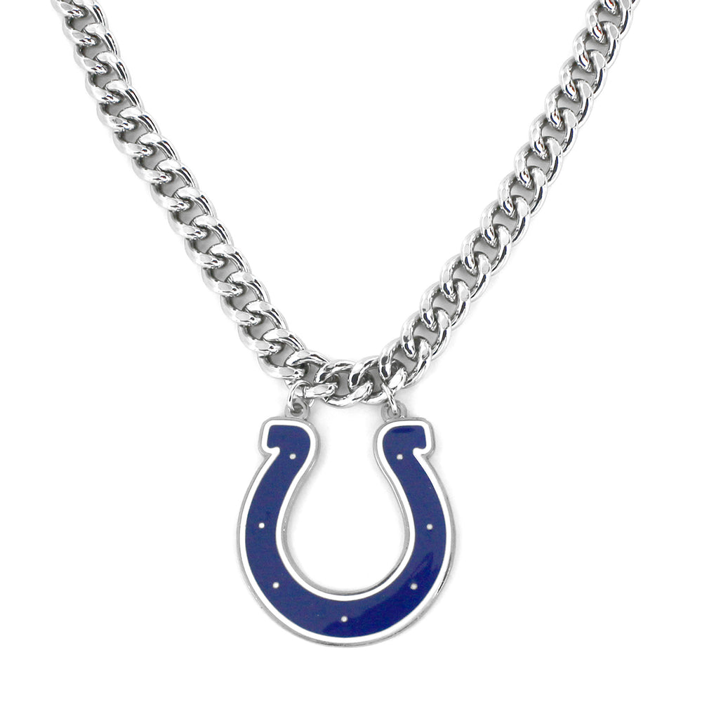 WHOLESALE INDIANAPOLIS COLTS HEAVYWEIGHT TEAM LOGO NECKLACE