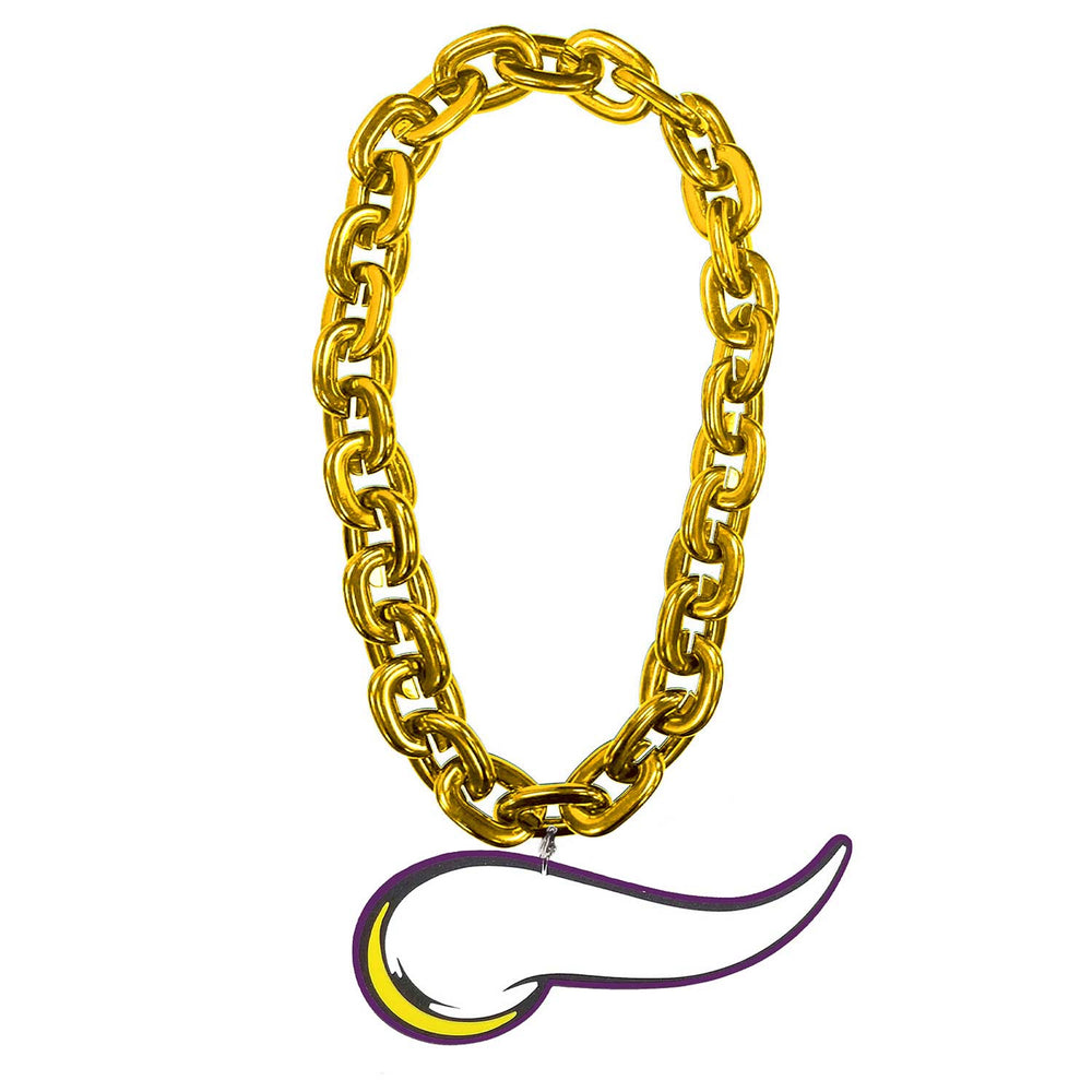 WHOLESALE MINNESOTA VIKINGS HORN (GOLD) FAN CHAIN