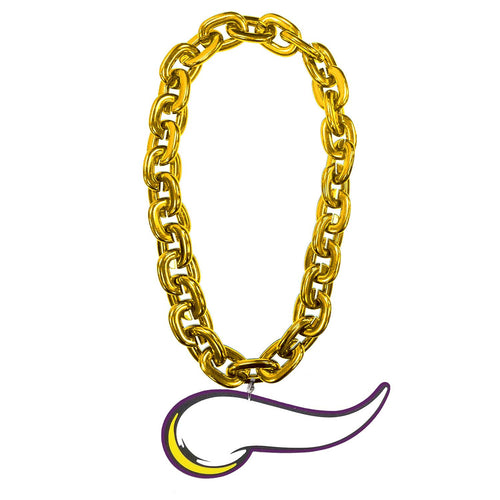 WHOLESALE MINNESOTA VIKINGS HORN (GOLD) FAN CHAIN