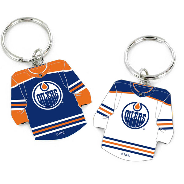 WHOLESALE EDMONTON OILERS REVERSIBLE HOME/AWAY JERSEY KEYCHAIN