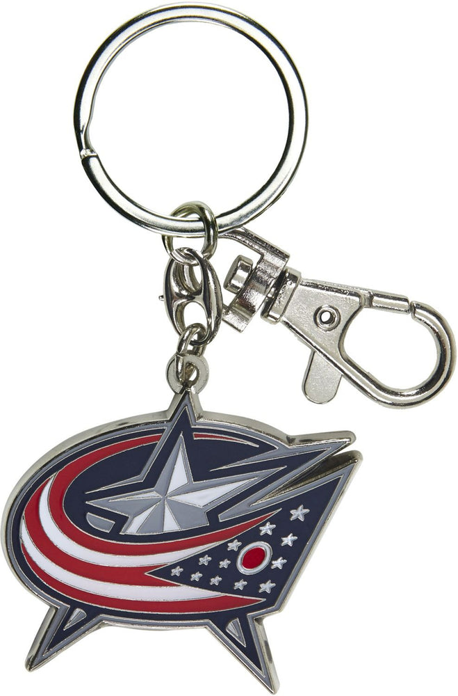 COLUMBUS BLUE JACKETS TEAM LOGO HEAVYWEIGHT KEYCHAIN