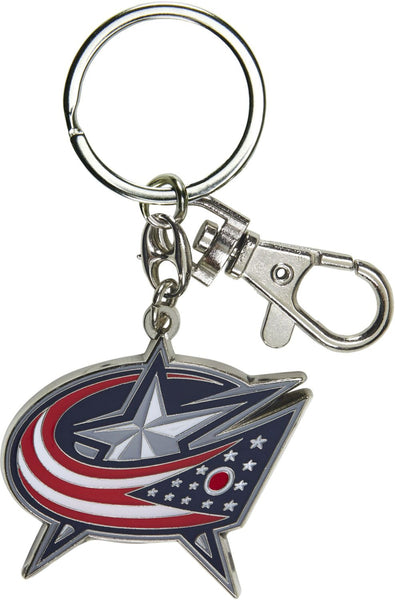 COLUMBUS BLUE JACKETS TEAM LOGO HEAVYWEIGHT KEYCHAIN