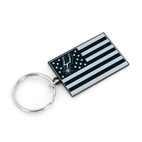 WHOLESALE SAN ANTONIO SPURS AMERICANA FLAG KEYCHAIN