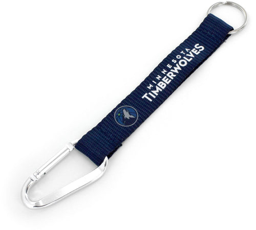 WHOLESALE MINNESOTA TIMBERWOLVES (BLUE) CARABINER LANYARD KEYCHAIN