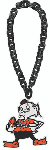 CLEVELAND BROWNS ELF (BLACK)  FAN CHAIN