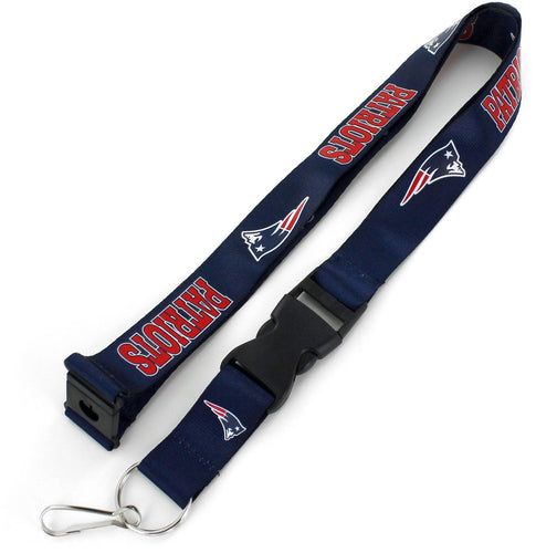 WHOLESALE NEW ENGLAND PATRIOTS (BLUE) TEAM LANYARD