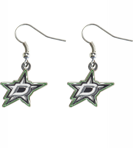 WHOLESALE DALLAS STARS DANGLER EARRINGS