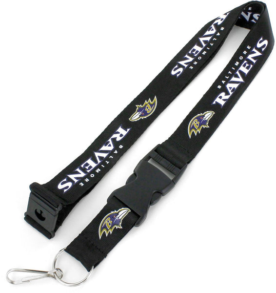 WHOLESALE BALTIMORE RAVENS (BLACK) TEAM LANYARD