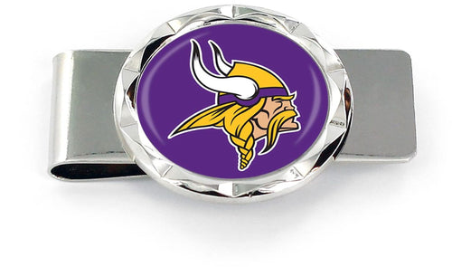 WHOLESALE MINNESOTA VIKINGS DIAMOND CUT MONEY CLIP