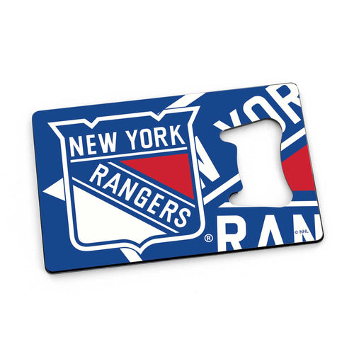 WHOLESALE NEW YORK RANGERS CREDIT CARD BOTTLE OPENER MAGNET