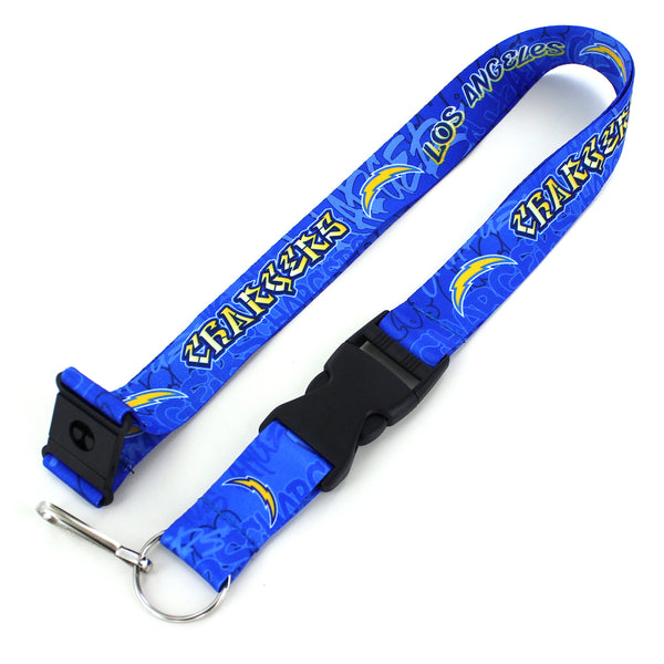 WHOLESALE LOS ANGELES CHARGERS GRAFFITI LANYARD