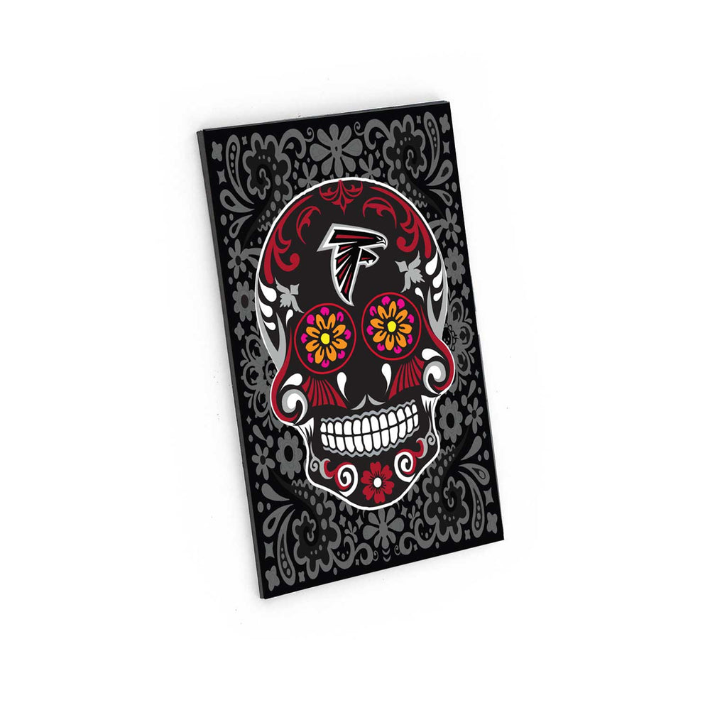 WHOLESALE ATLANTA FALCONS SUGAR SKULL PATTERN MAGNET