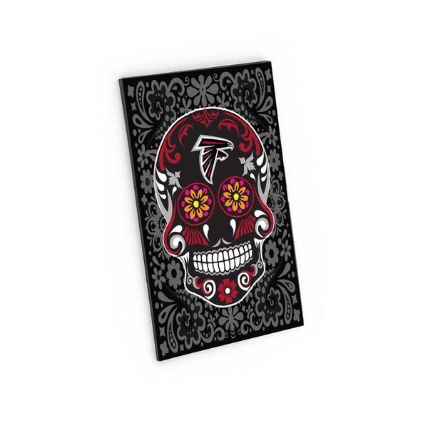WHOLESALE ATLANTA FALCONS SUGAR SKULL PATTERN MAGNET