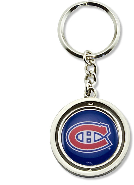 WHOLESALE MONTREAL CANADIENS SPINNING KEYCHAIN