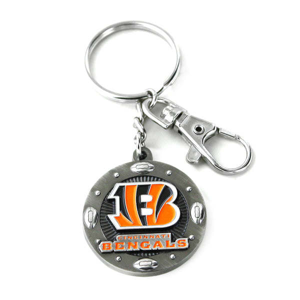 WHOLESALE CINCINNATI BENGALS IMPACT KEYCHAIN