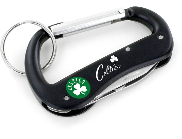 BOSTON CELTICS CARABINER MULTI TOOL KEYCHAIN (SP)