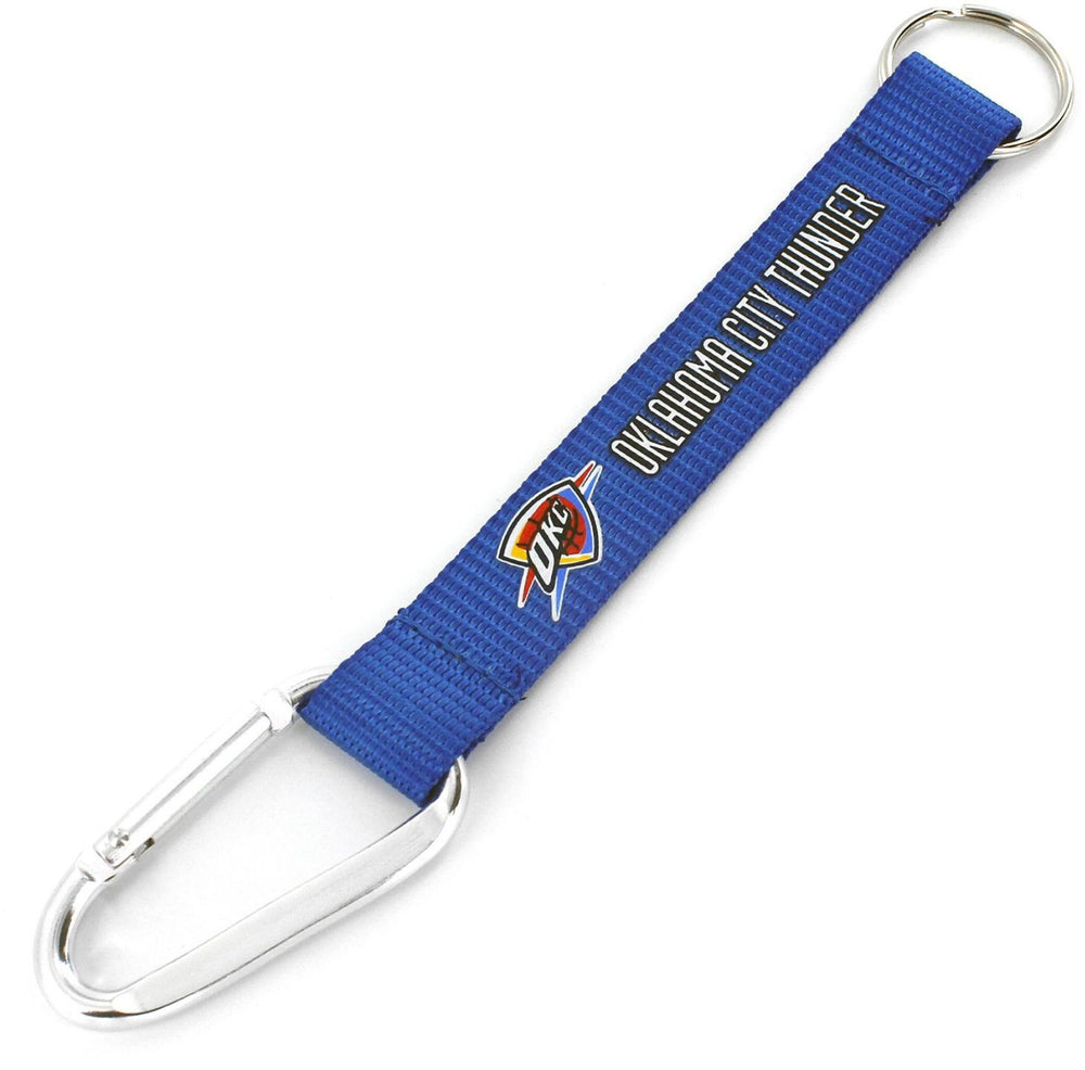 OKLAHOMA CITY THUNDER (BLUE) CARABINER LANYARD KEYCHAIN