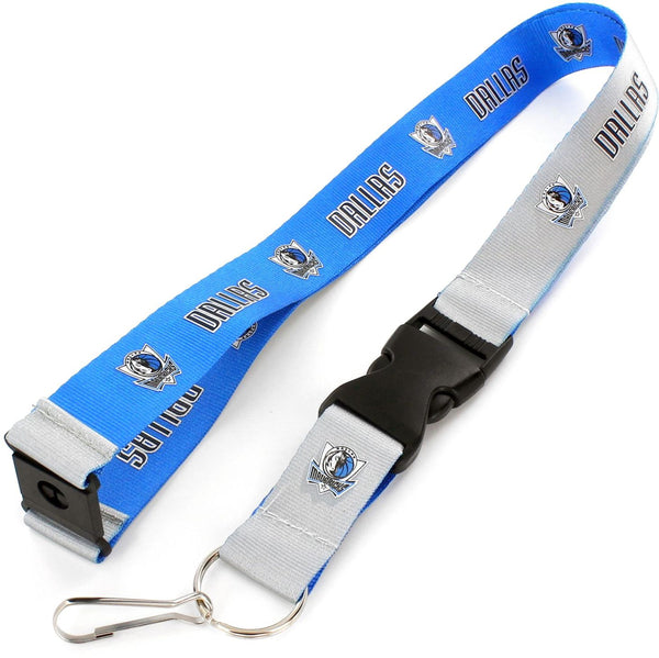 WHOLESALE DALLAS MAVERICKS (BLUE/GREY ) REVERSIBLE LANYARD