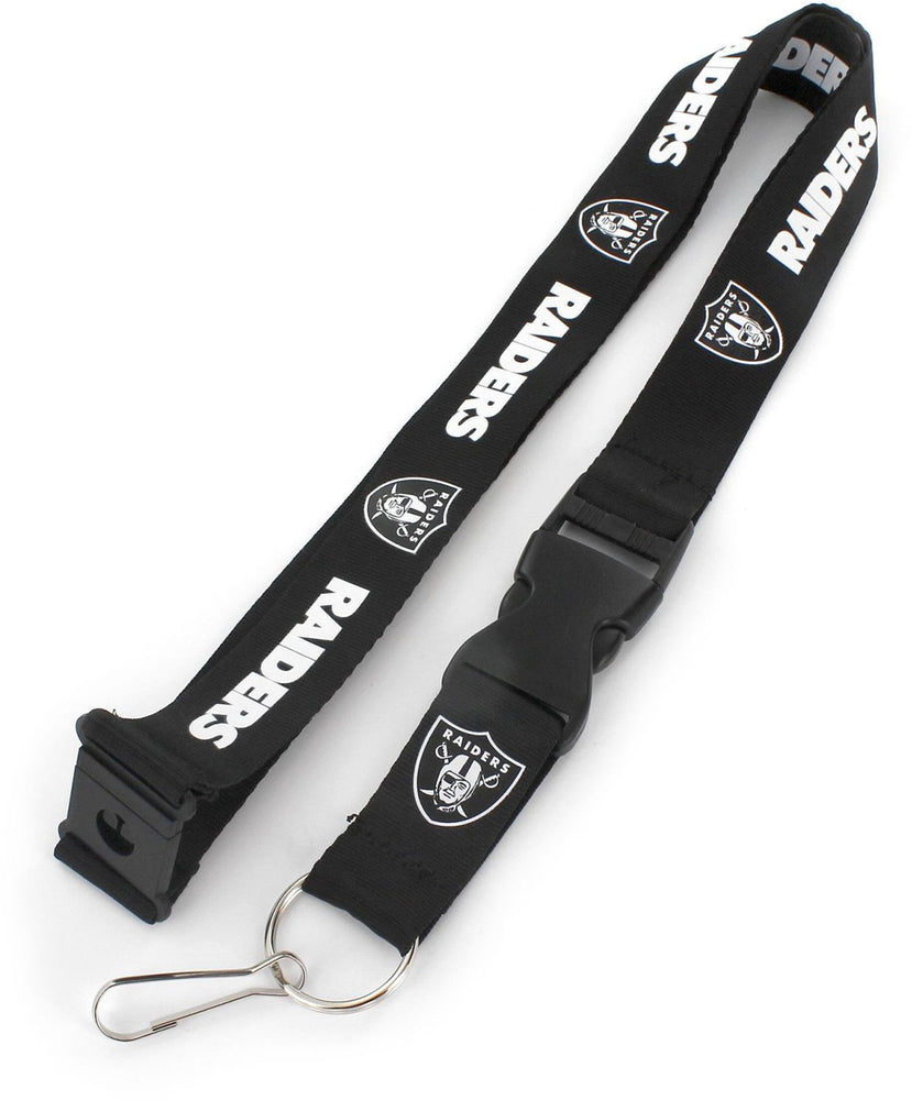 WHOLESALE LAS VEGAS RAIDERS (BLACK & WHITE) TEAM LANYARD