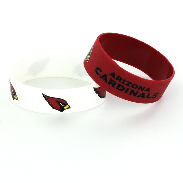 WHOLESALE ARIZONA CARDINALS WIDE BRACELETS (2-PACK)