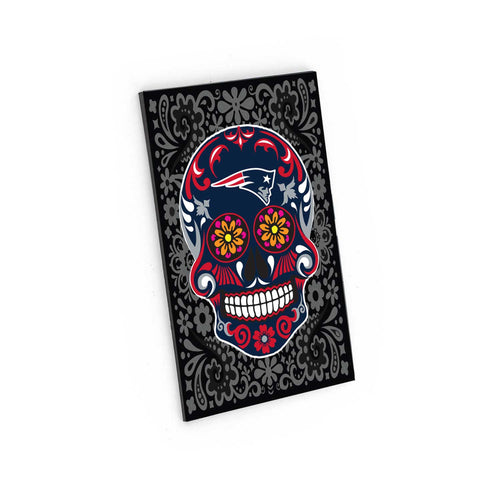 WHOLESALE NEW ENGLAND PATRIOTS SUGAR SKULL PATTERN MAGNET