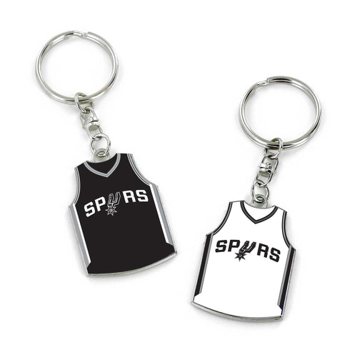 WHOLESALE SAN ANTONIO SPURS REVERSIBLE HOME/AWAY JERSEY KEYCHAIN