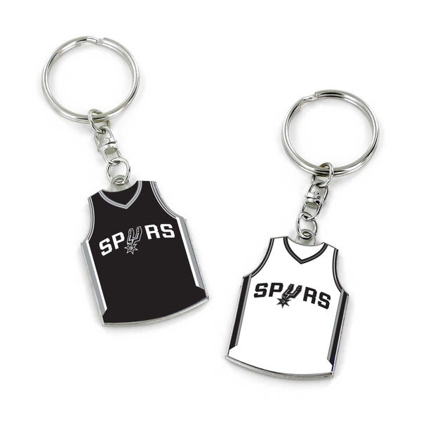 WHOLESALE SAN ANTONIO SPURS REVERSIBLE HOME/AWAY JERSEY KEYCHAIN