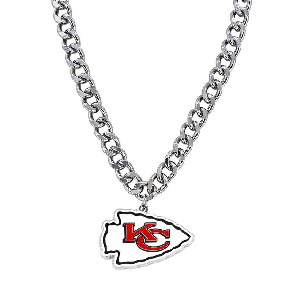 WHOLESALE KANSAS CITY CHIEFS HEAVYWEIGHT TEAM LOGO NECKLACE