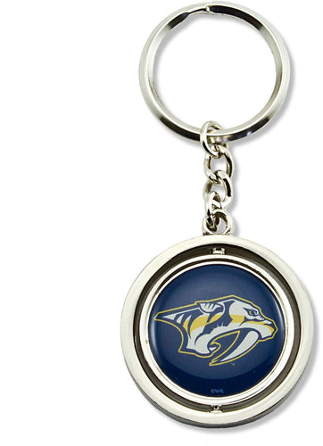 NASHVILLE PREDATORS SPINNING KEYCHAIN