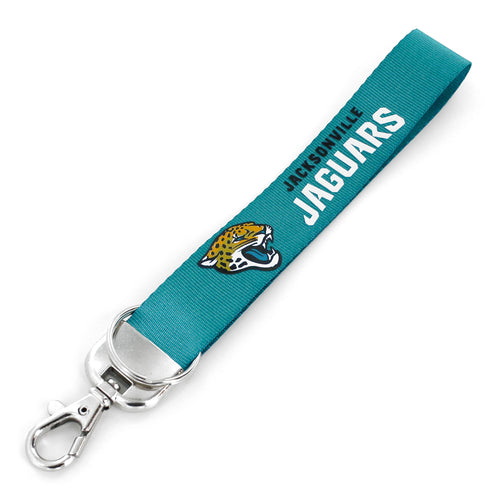 WHOLESALE JACKSONVILLE JAGUARS DELUXE WRISTLET KEYCHAIN