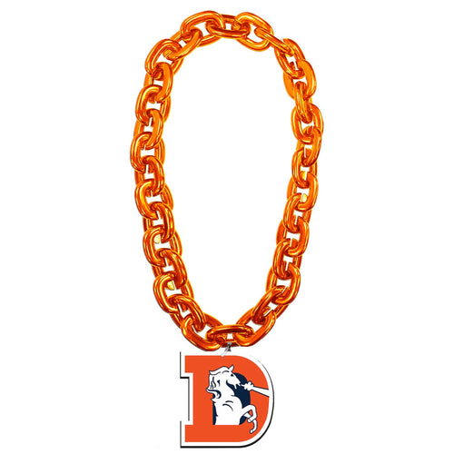 DENVER BRONCOS (ORANGE) THROWBACK FAN CHAIN