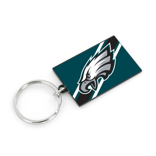 WHOLESALE PHILADELPHIA EAGLES STRIPED KEYCHAIN