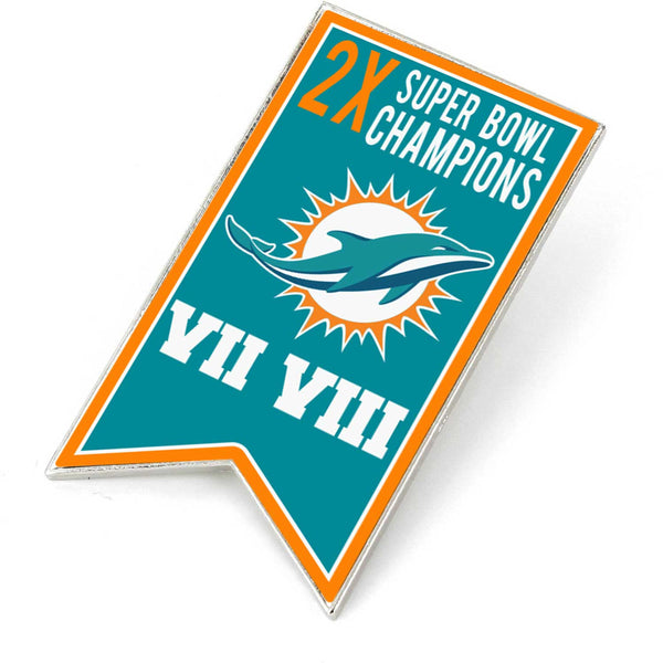 WHOLESALE MIAMI DOLPHINS CHAMPIONSHIP BANNER PIN (SP)