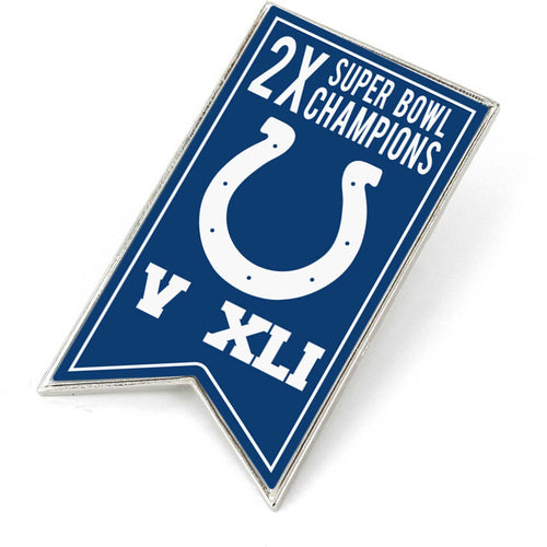 INDIANAPOLIS COLTS CHAMPIONSHIP BANNER PIN (SP)