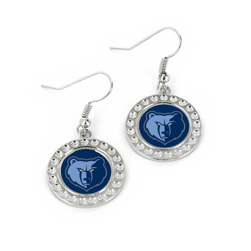 WHOLESALE MEMPHIS GRIZZLIES DIMPLE EARRINGS