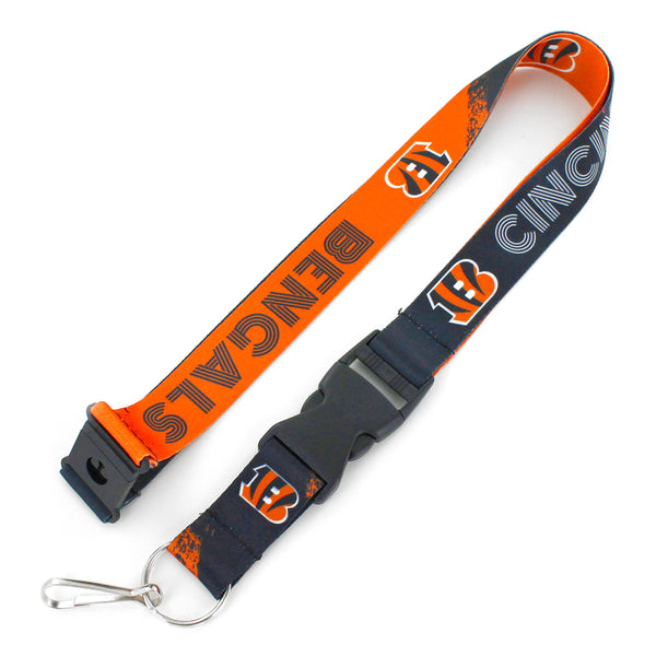 WHOLESALE CINCINNATI BENGALS CROSSFADE LANYARD