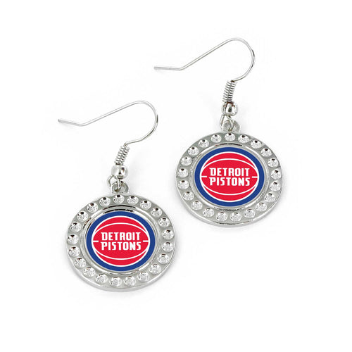 WHOLESALE DETROIT PISTONS DIMPLE EARRINGS
