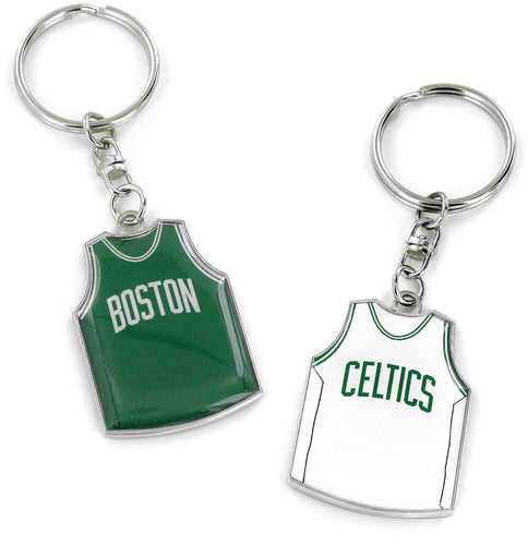 WHOLESALE BOSTON CELTICS REVERSIBLE HOME/AWAY JERSEY KEYCHAIN