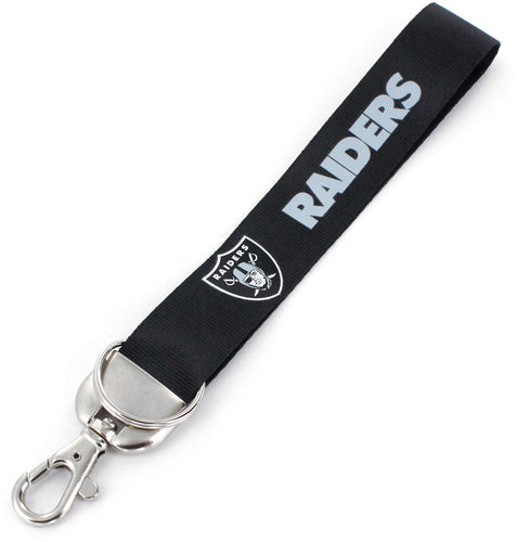 WHOLESALE LAS VEGAS RAIDERS DELUXE WRISTLET KEYCHAIN