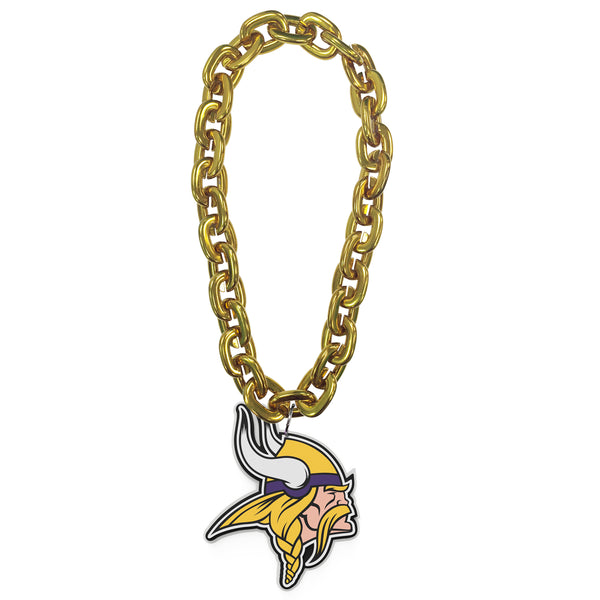WHOLESALE MINNESOTA VIKINGS HEAD (GOLD) FAN CHAIN