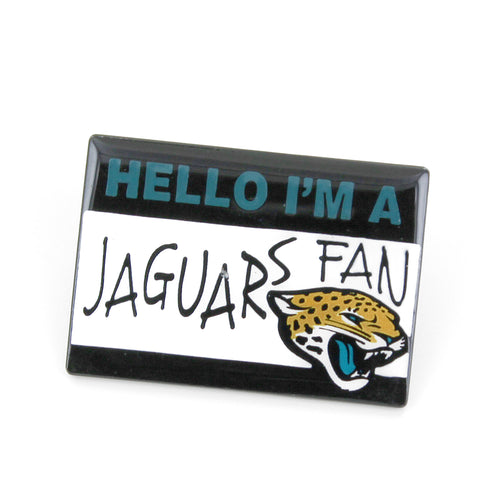 JACKSONVILLE JAGUARS NAME TAG PIN