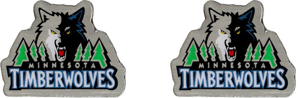 WHOLESALE MINNESOTA TIMBERWOLVES TEAM POST EARRINGS
