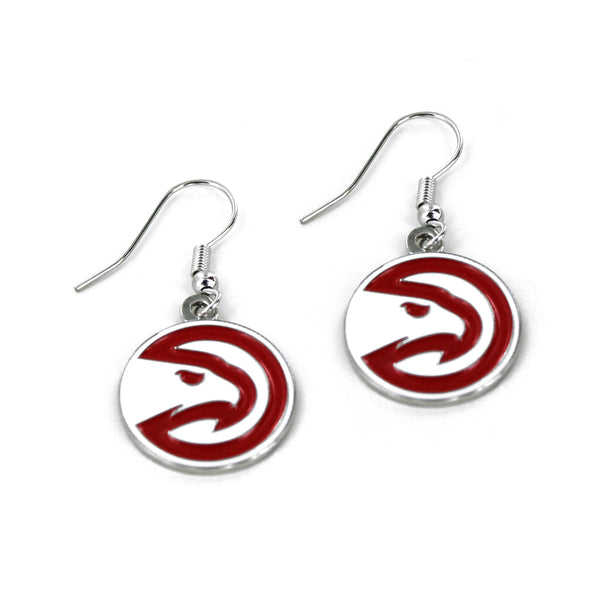 WHOLESALE ATLANTA HAWKS LOGO DANGLER EARRINGS