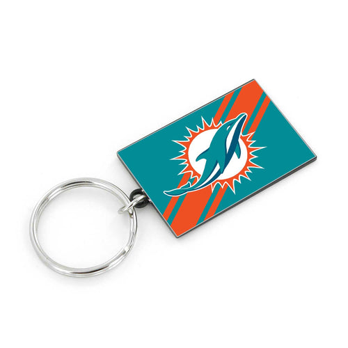 WHOLESALE MIAMI DOLPHINS STRIPED KEYCHAIN