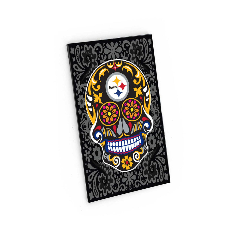 WHOLESALE PITTSBURGH STEELERS SUGAR SKULL PATTERN MAGNET