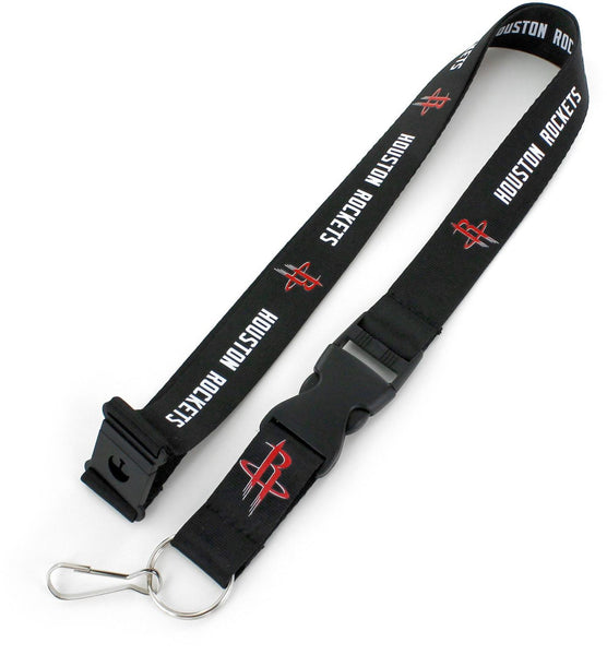 WHOLESALE HOUSTON ROCKETS BLACK LANYARD