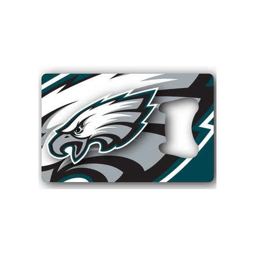 WHOLESALE PHILADELPHIA EAGLES CREDIT CARD BOTTLE OPENER MAGNET